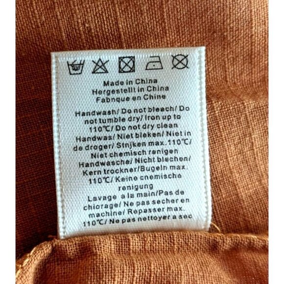 NWT CELLABIE Soft Orange Embroidered  Hi-Low Tunic Size 2XL - Picture 5 of 6